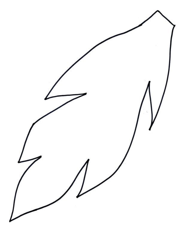 Трафарет перьев для крыльев