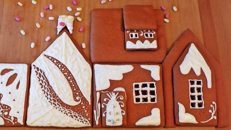 Имбирный пряник домик