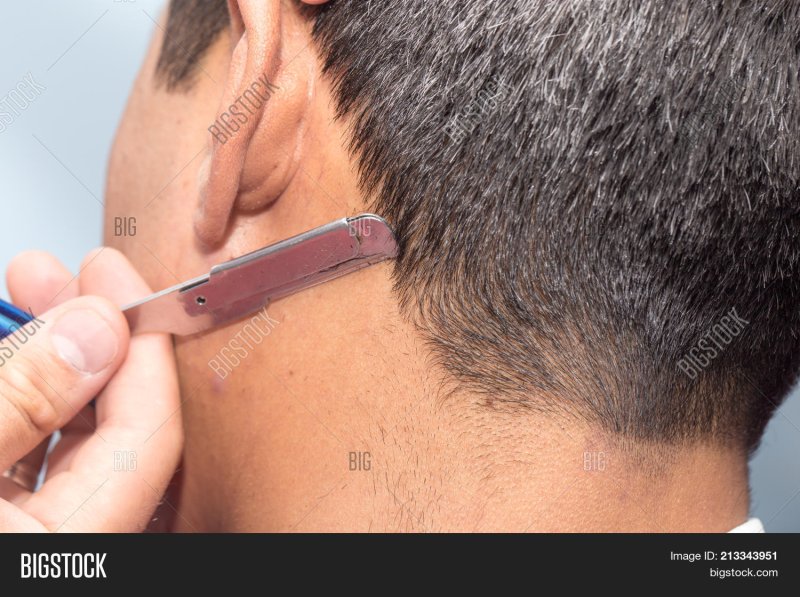 Бритье шеи сзади