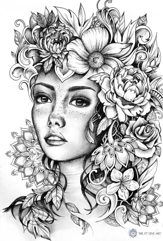 Эскизы тату для девушек