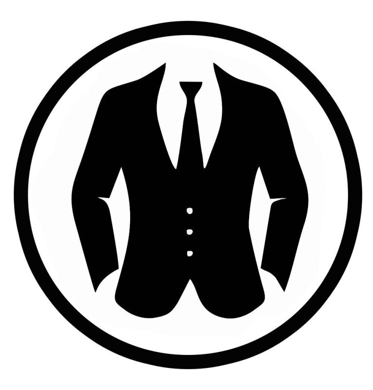 Силуэт человека в костюме