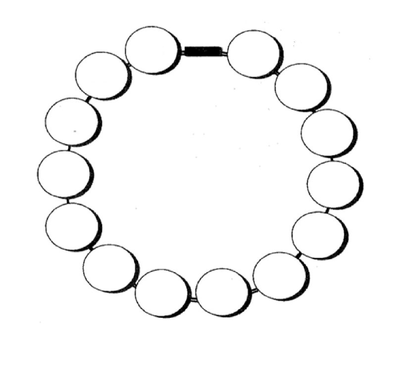 Бусы для раскрашивания детям