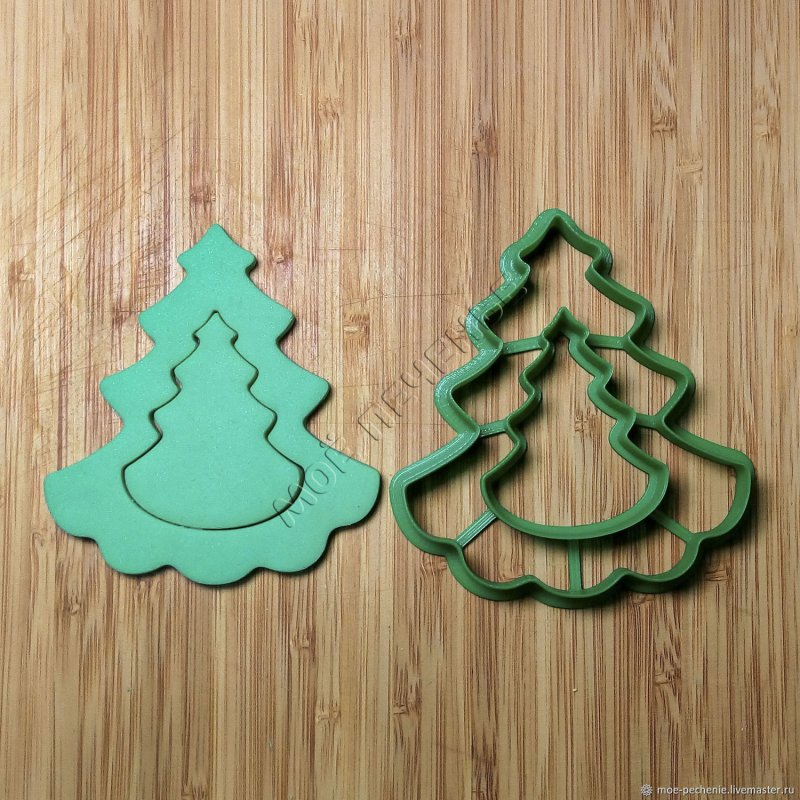 Вырубка для печенья елка