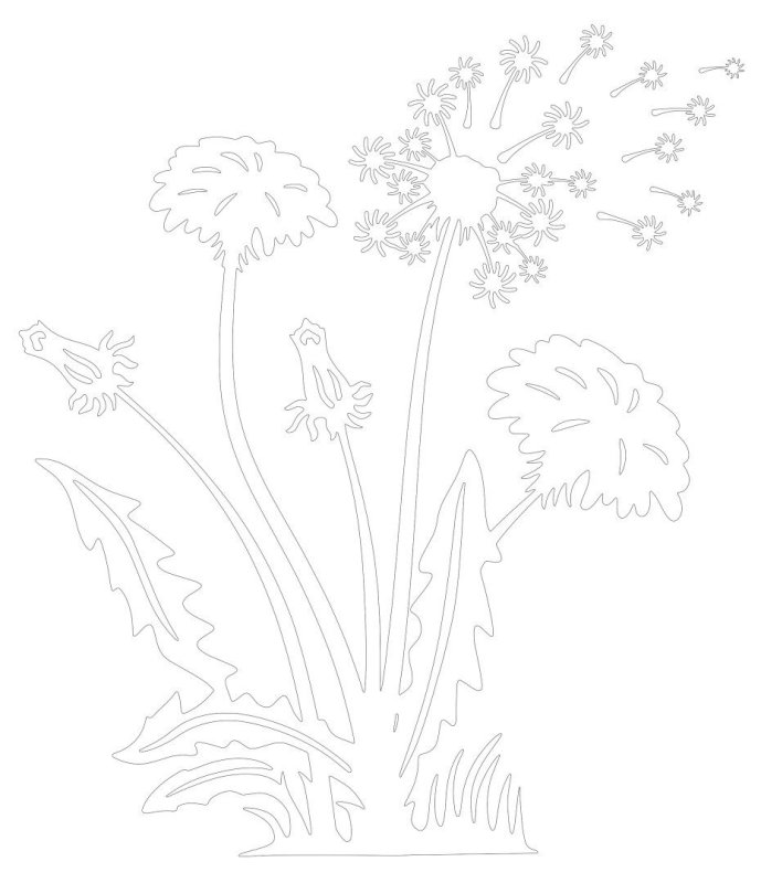 Весенние вытынанки на окна