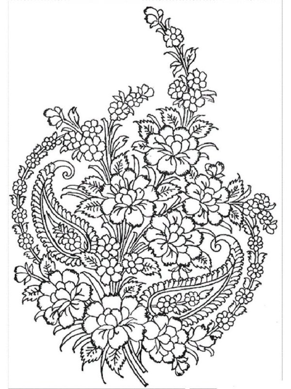 Раскраски сложные и красивые