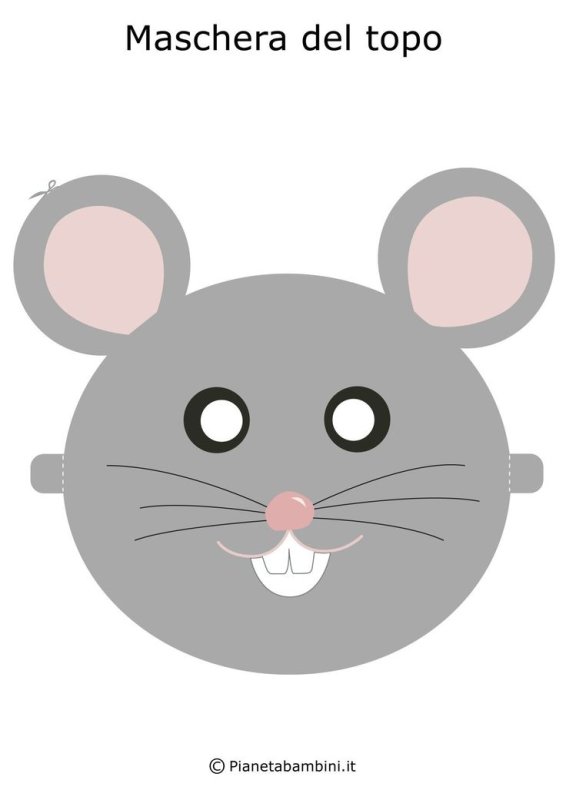 Бумажная маска мышки