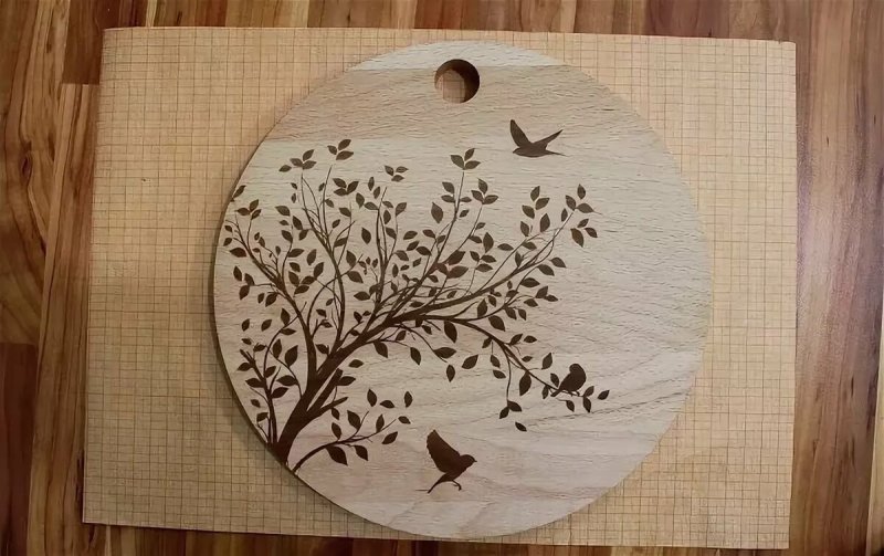 Разделочная доска рисунок