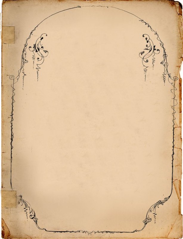 Старинный лист