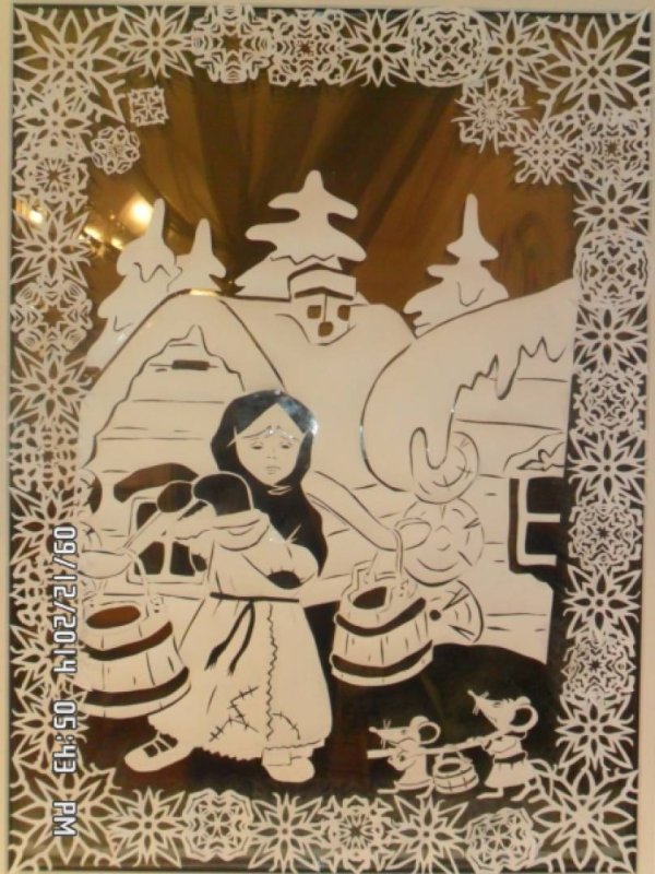 Вытынанка сказка