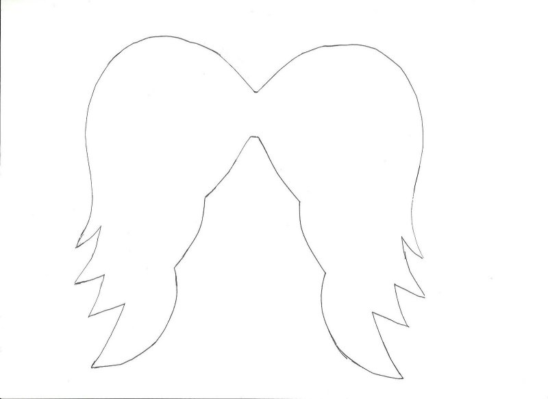 Трафарет "ангелы"