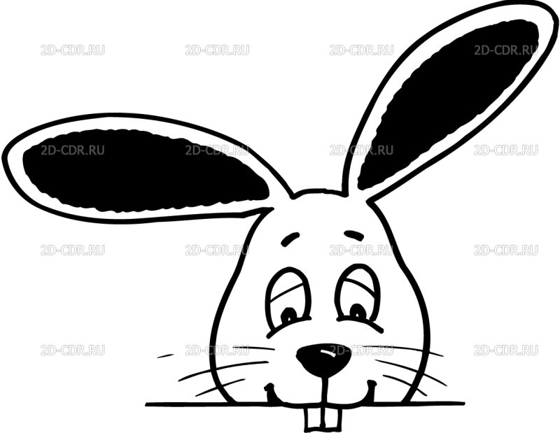 Зайчик вектор