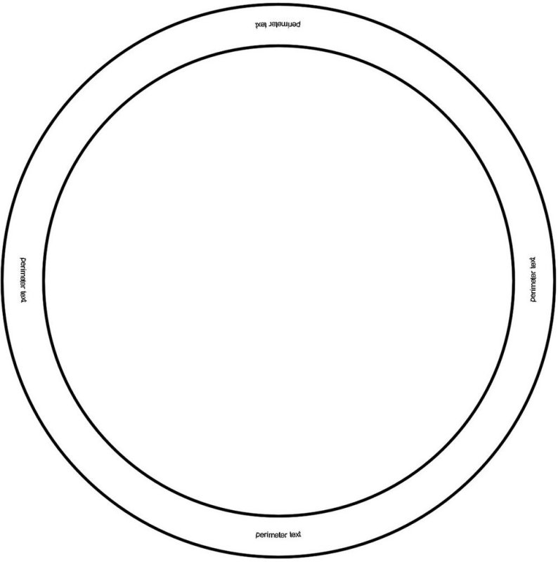 Трафарет окружностей