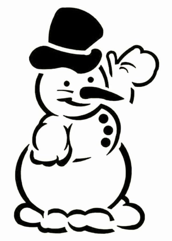 Трафарет "новогодний"