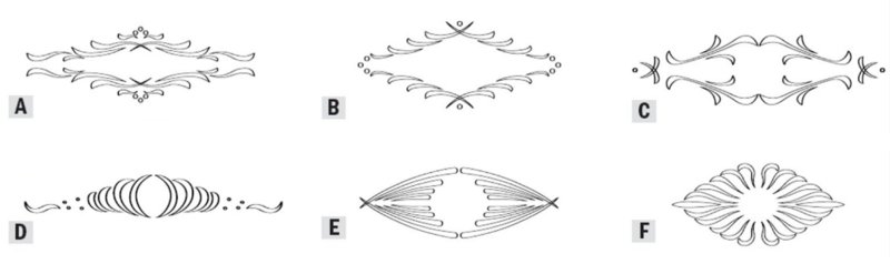 Трафареты узоров для фрезерования