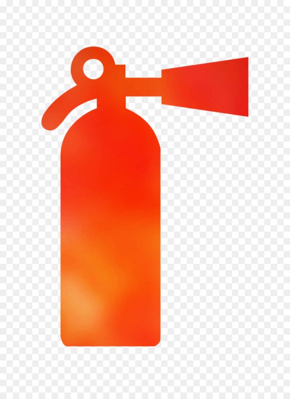 Огнетушитель трафарет