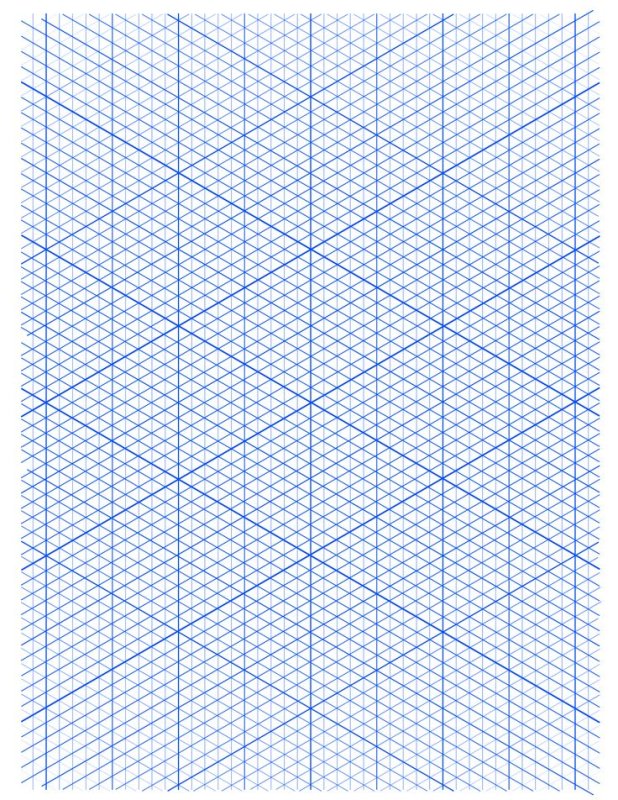 Сетка для изометрии а4