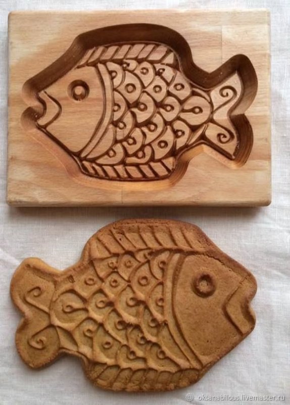Пряник в виде рыбы