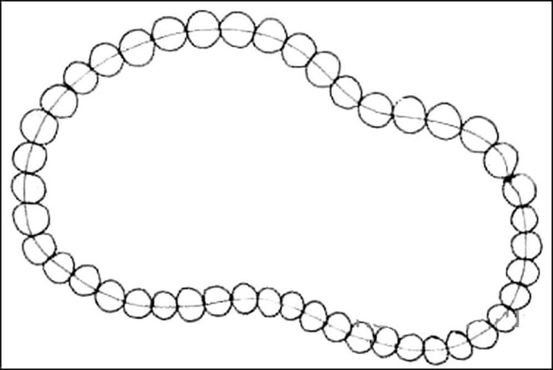 Бусы для раскрашивания детям