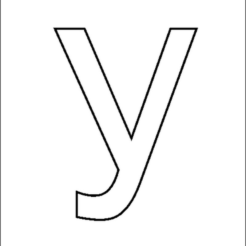 Трафарет букв