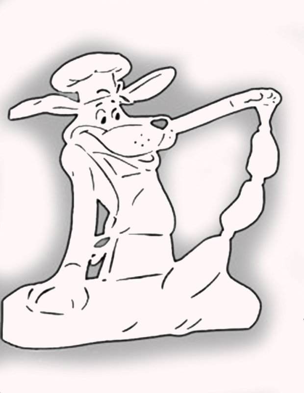 Вытынанки новогодние герои мультфильмов