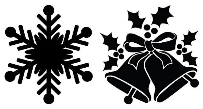 Трафарет "новогодний"