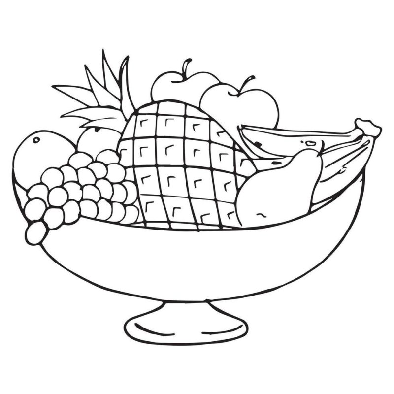 Ваза с фруктами