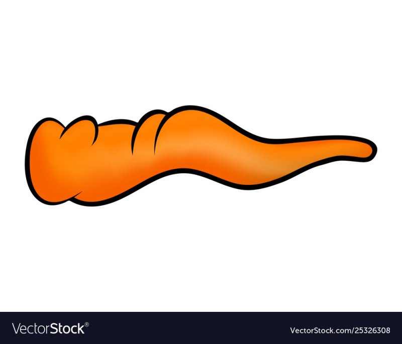 Нос морковка для снеговика