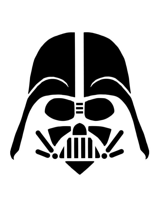 Шлем Дарта Вейдера вектор