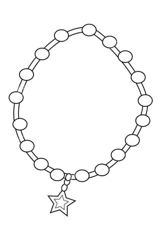 Бусы рисунок