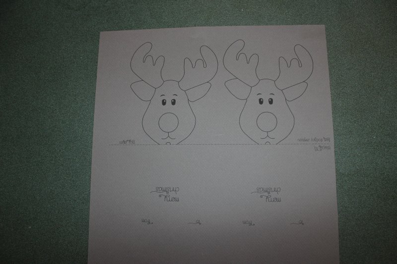 Мордочка оленя для Чупа чупса