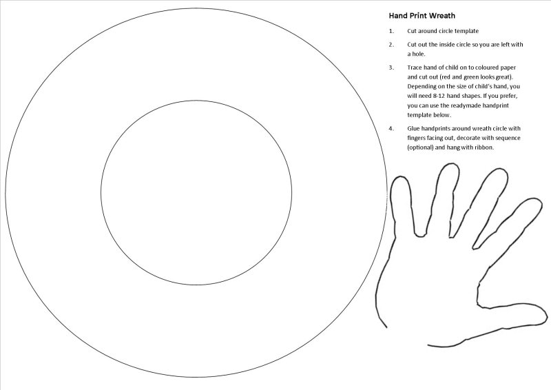 Круг трафарет для вырезания