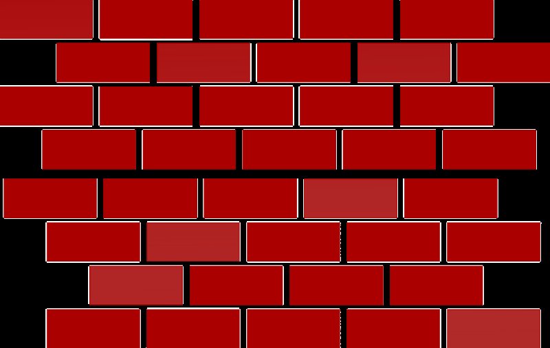 Нарисованная кирпичная кладка