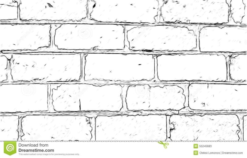 Трафарет кирпич