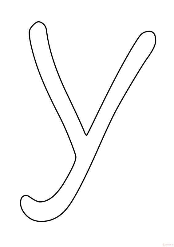 Трафарет букв