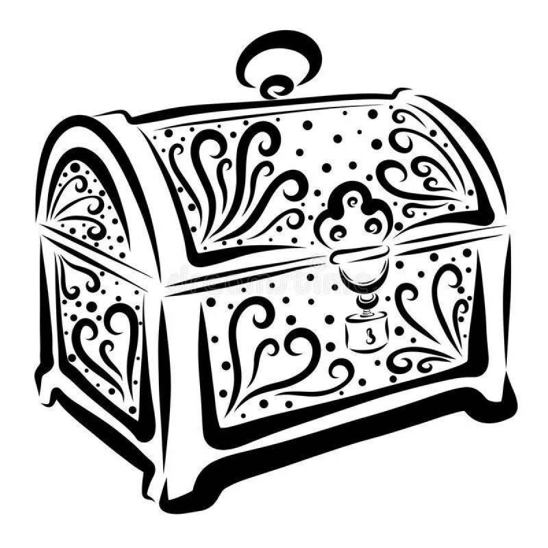 Шкатулка для раскрашивания