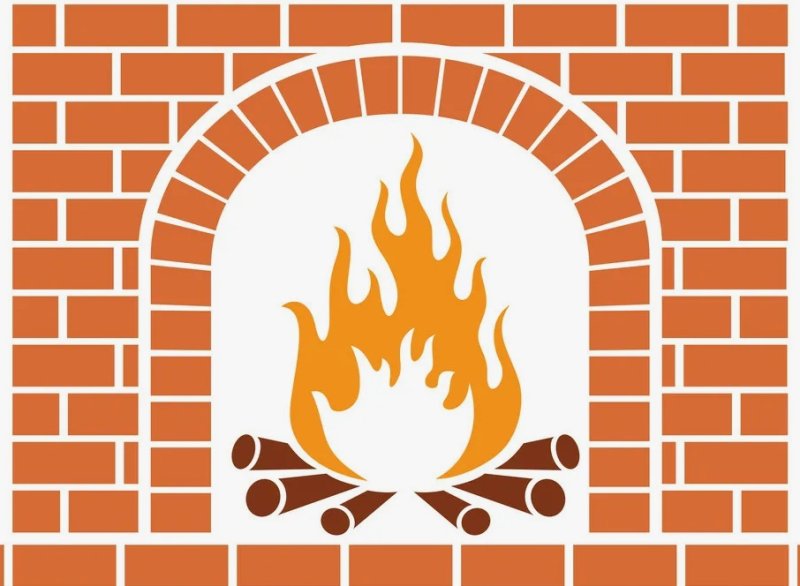 Нарисовать камин