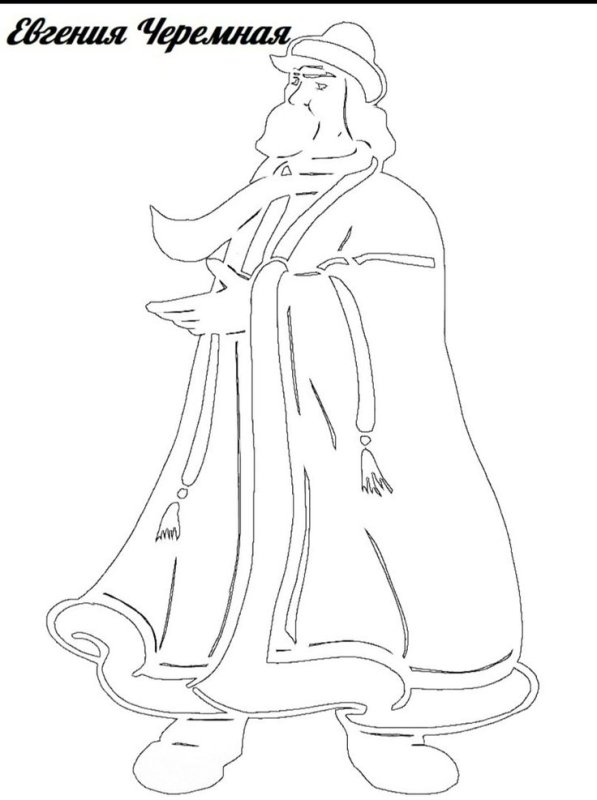 Трафарет на окно сказка 12 месяцев