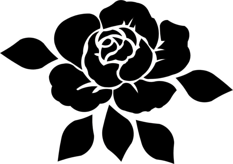 Трафарет "цветы"