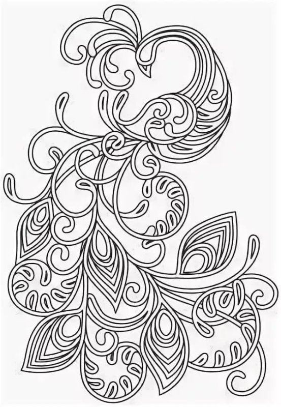 Джутовая филигрань Жар птица