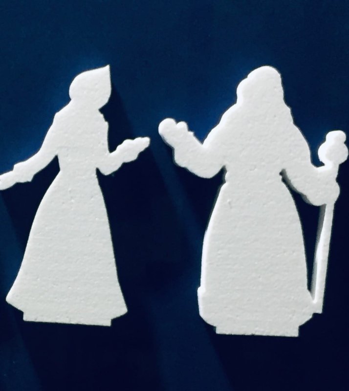 Дед Мороз из пенопласта