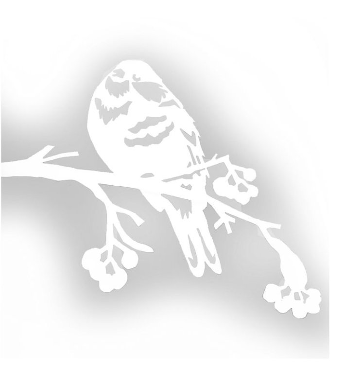 Вытынанка Снегирь