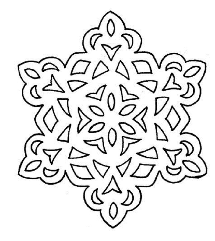 Вытынанки новогодние снежинки