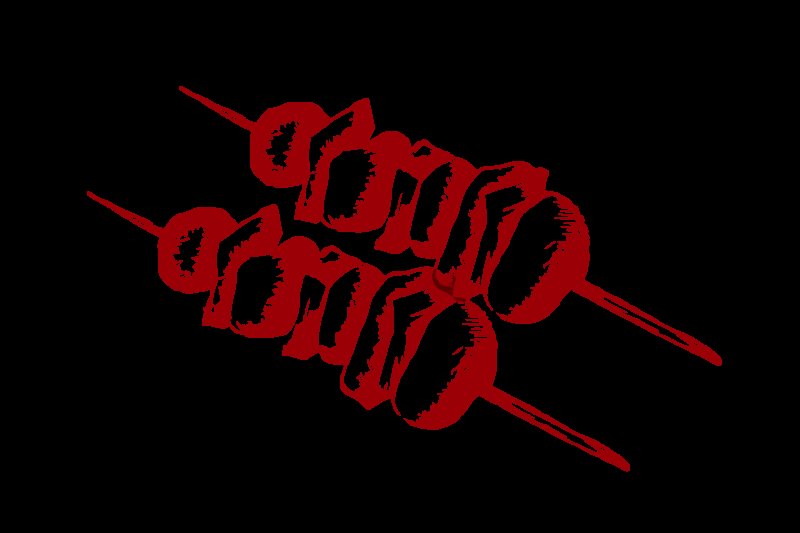 Шашлык значок