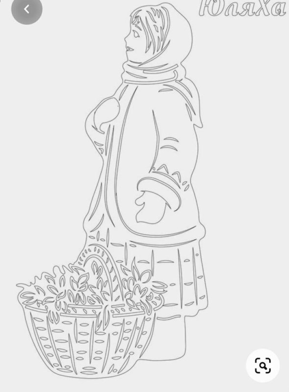 Трафарет на окно сказка 12 месяцев