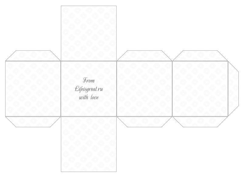 Куб развертка