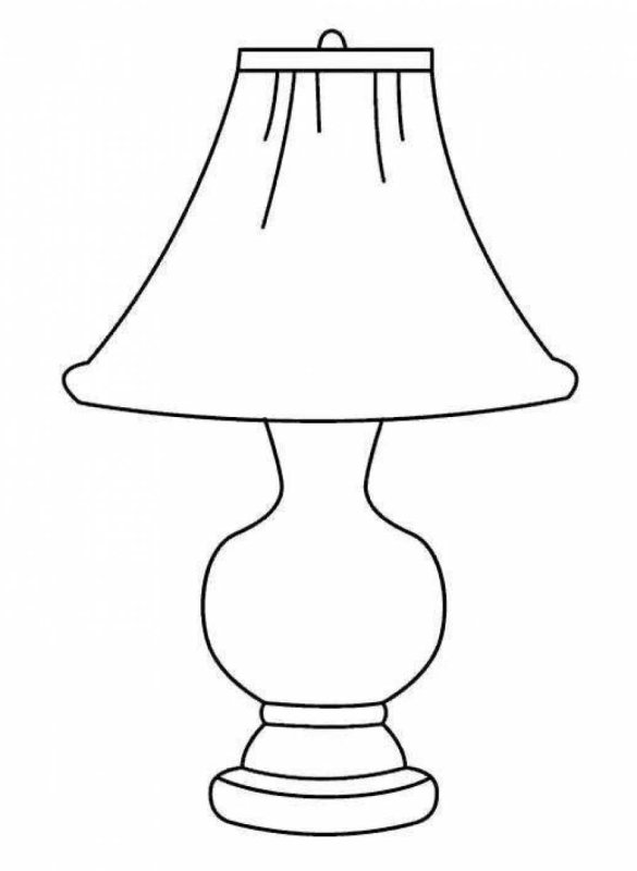 Лампа раскраска для детей