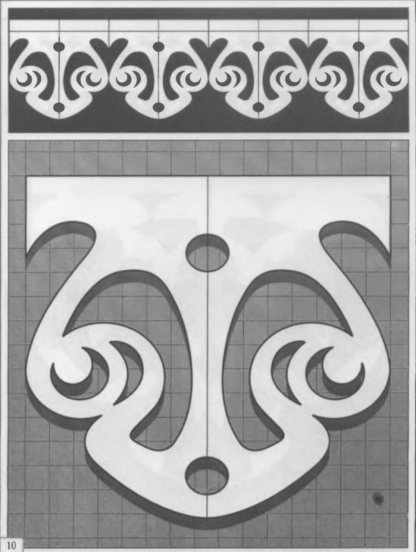 Наличники домовая пропильная резьба чертёж