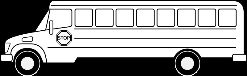 Школьный автобус раскраска