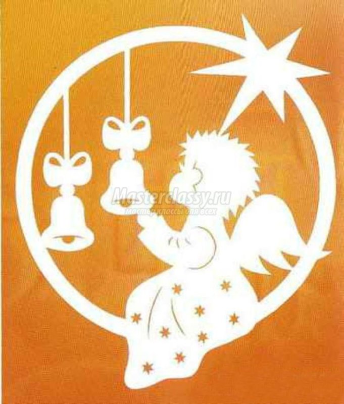 Ангелы для украшения окон