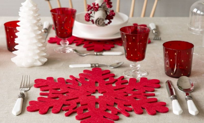 Новогодние подставки под тарелки